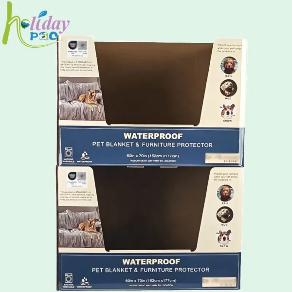 Custom Printed Sam's Club Carton Stackable Display Trays for Blanket 3