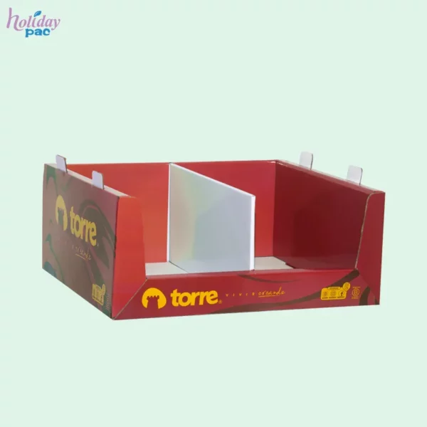 Custom Wal-Mart Cardboard PDQ Tray with Divider for Torre Chile Stationery 4
