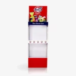 Custom Portable Cardboard Retail Display with 3 Tier for Sugar Biscuits