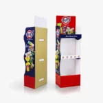 Custom Portable Cardboard Retail Display with 3 Tier for Sugar Biscuits 3