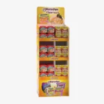 Custom cardboard 3 Tiers Floor Candy Chocolate Display Stand Shelves with Divider 4